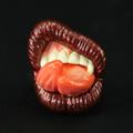 BRATTY LIP NumberBolt /Split tongue /バーレスクレッド