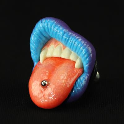 BRATTY LIP NumberBolt /Tongue Piercing /バイカラー(サマーブリーズ)
