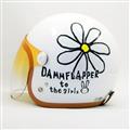 FLOWER HELMET / PEARL WHITE