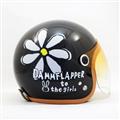 FLOWER HELMET /  PEARL BLACK
