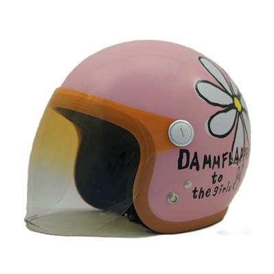 FLOWER HELMET /  PEARL PINK