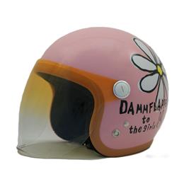 FLOWER HELMET /  PEARL PINK