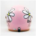 FLOWER HELMET /  PEARL PINK