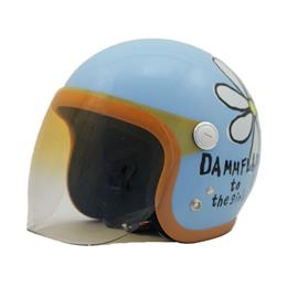 FLOWER HELMET /  PEARL BLUE