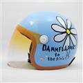 FLOWER HELMET /  PEARL BLUE
