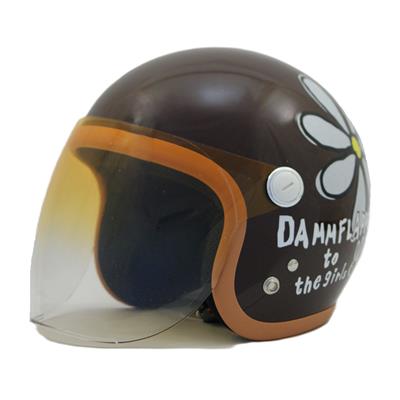 FLOWER HELMET /  PEARL BROWN