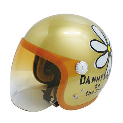 FLOWER HELMET / CHAMPAGNE GOLD