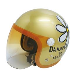 FLOWER HELMET / CHAMPAGNE GOLD
