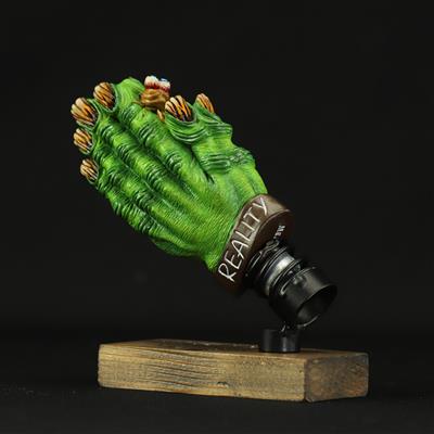PRAY OR NOT - Dashboard Accessory /Monster Green