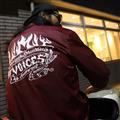 LIMIT OF VOICES - COACH JACKET バーガンディ /Mサイズ