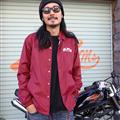 LIMIT OF VOICES - COACH JACKET バーガンディ /Mサイズ