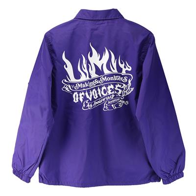 LIMIT OF VOICES - COACH JACKET パープル /Sサイズ
