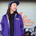LIMIT OF VOICES - COACH JACKET パープル /Mサイズ