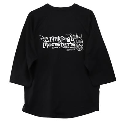 "WA"GLAN 3/4 SLEEVE /黒白 /Mサイズ