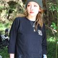 "WA"GLAN 3/4 SLEEVE /黒白 /Mサイズ