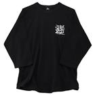 "WA"GLAN 3/4 SLEEVE /黒白 /Lサイズ