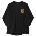 "WA"GLAN 3/4 SLEEVE /黒橙 /Mサイズ