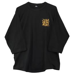 "WA"GLAN 3/4 SLEEVE /黒橙 /Lサイズ