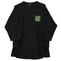 "WA"GLAN 3/4 SLEEVE /黒緑 /Mサイズ