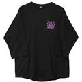 "WA"GLAN 3/4 SLEEVE /黒紫 /Mサイズ