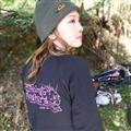 "WA"GLAN 3/4 SLEEVE /黒紫 /Mサイズ