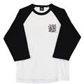 "WA"GLAN 3/4 SLEEVE /白黒 /Mサイズ