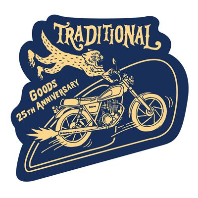 "TRADITIONAL" STICKER - ブルー