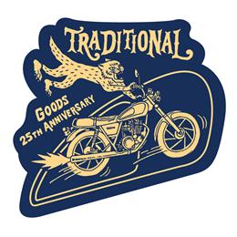 "TRADITIONAL" STICKER - ブルー