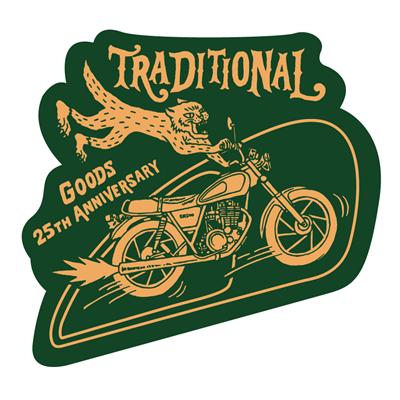 "TRADITIONAL" STICKER - グリーン