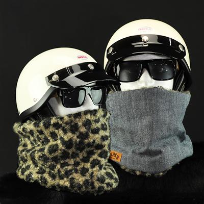 ROBIN NECK WARMER ソフトデニム&ワイルドブラウン