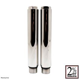 フロントフォーク　17.5cm ジョイント ペア エアバルブ付き用　SR400/500 [2%erオリジナル]