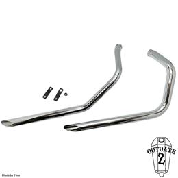 スポーツスター ドラッグパイプマフラー EVO用 [2%erオリジナル]