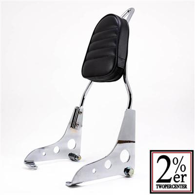 ワイドシッシーバーキット パッドつき ノーマルシート対応 SR400/500 [2%erオリジナル]