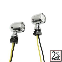公認スタービーンズウィンカー　2個セット クロームメッキ [2%erオリジナル]