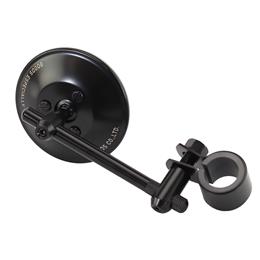 GOODS ESPECIALLY MIRROR - ステンレス 3インチ (22.2mm CLAMP ON)　ブラック