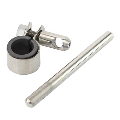 GOODS ESPECIALLY MIRROR - ステンレス (クランプキット単品) 25.4mmハンドル用 ポリッシュ