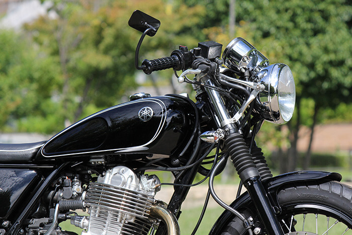 SR400 ヘッドライト ルーカス キジマ デイトナ カフェ ペイトン 