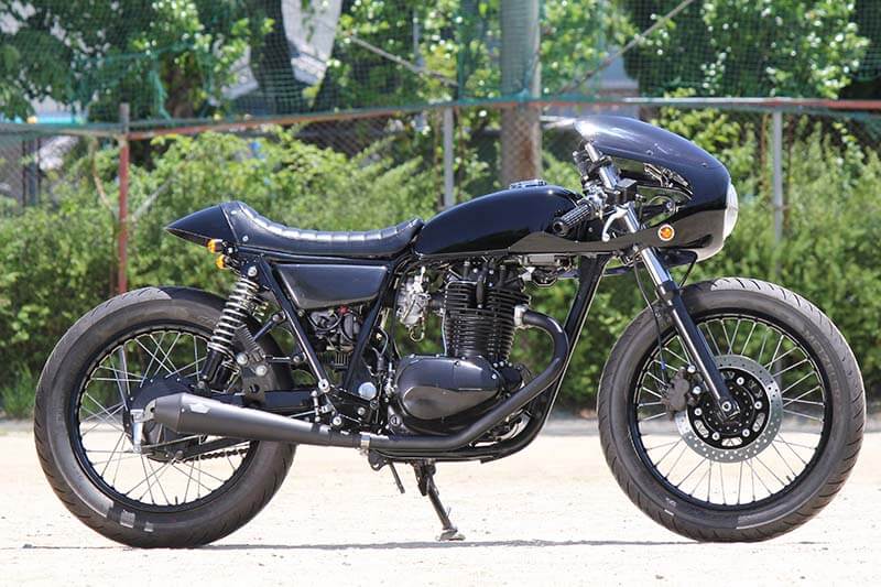 goodsショッピングサイト/商品詳細 TAPERED CONE スリップオンマフラー ブラック 250TR(FI対応) - GOODS  ESPECIALLY