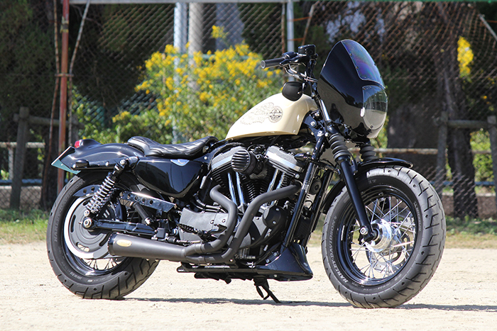 ハーレー用 ビキニカウル クォーターフェアリング スポーツスター ダイナ USスタイル LX883 LX1200 883 48 fx スティード ドラッグスターBK ハーレー 39φ用デタッチャブルフェアリング カウル ダイナ スポーツ