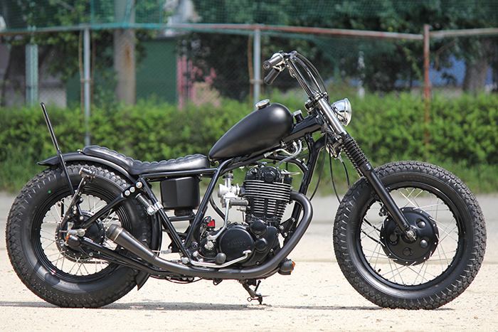 SR400 ハイマウント マスタングタンク Motor Rock モーターロック SR400⁄500用 マスタングタンクキット ハイ