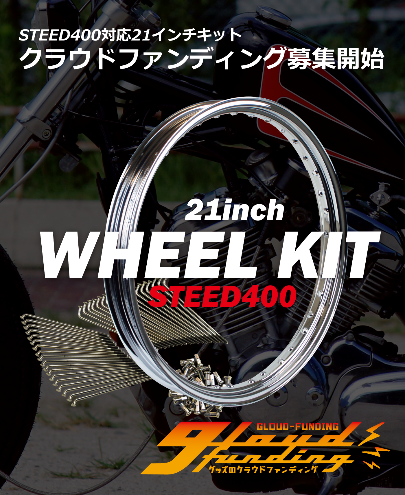 goodsショッピングサイト/商品詳細 [クラファン達成!] 21インチキット 