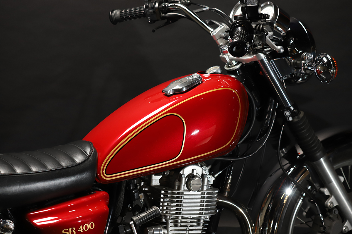 希少 YAMAHA SR400 純正ガソリンタンク」 SR400 タンク 茶M ヤマハ 