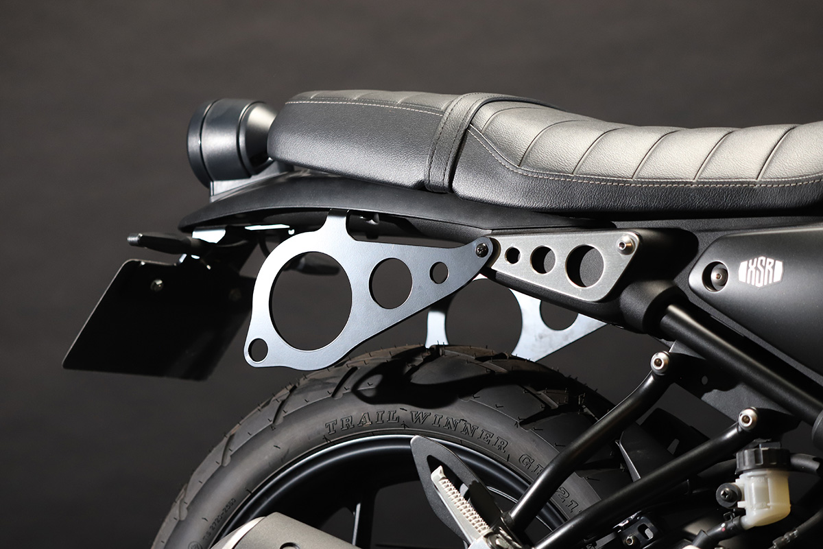 セット タンデムバー&サイドフェンダーXSR155用、サポートバッグ 2枚 